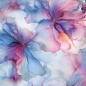 Preview: Peachy Flowers Blumen 6 Jersey Stoffduo Eigenproduktion